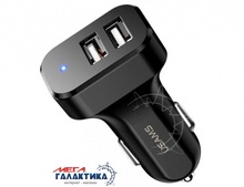     Usams  US-CC087 C13 2.1A Dual USB Car Charger (CC87TC01) Black Box