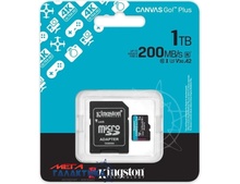 1TB Kingston Canvas Go! Plus Class 10 A2 V30 R200MB/s + adapter SD (SDCG4/1TB)