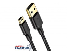  2.0m UGREEN USB 2.0 A Male to Mini 5 Pin Male Cable Black UGR-30472