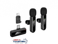  HOCO L20A Fair dual-mic wireless microphone Lighting/Type-C Black