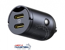   Baseus Tiny Star mini quick charge 2*Type-C 30W Black