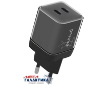   Proove Pure GaN Max 67W PD Type-C+Type C  Black