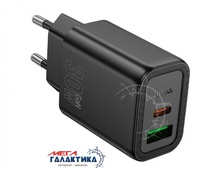  ��� Hoco N63 Gentle PD30W+QC3.0 charger Black