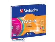  DVD-R Verbatim  4.7GB 16x 