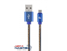   USB 2.0 Cablexpert  CC-USB2J-AMmBM-1M-BL 2.1A USB AM () - micro USB M (),  1m   Blue Box