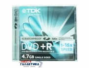  DVD+R TDK  4.7GB 16x Scratch Proof 