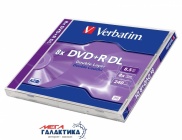  DVD+R Verbatim  Double Layer 240min 8.5GB 8x (43541)