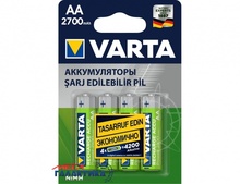   Varta AA Professional NiMh 2700 mAh 1.2V  (5706)