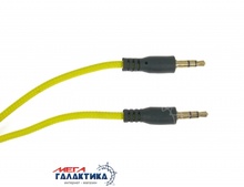   Megag Jack 3.5mm M () - USB M () (3 ) HQ 2m     Yellow