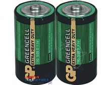   GP D Greencell Extra Heavy Duty  1.5V Carbon-Zinc () (13G-S2)