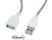  ���������� Megag USB AM (����) - USB AF (����) USB 2.0  ��������� ��� USB �������� (������) 0.35m Metalli� OEM