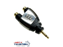   MONSTER Jack 3.5mm M () - 2 x RCA M () (3 ) Gold Plated      Black