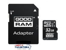    Goodram micro SDHC 32GB UHS-1 (U1) (M1AA-0320R11) + sd, R30/W15MB/s