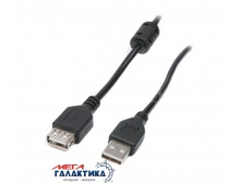   Maxxter USB AM () - USB AF () USB 2.0  UF-AMAF-10 1  3m Black Retail