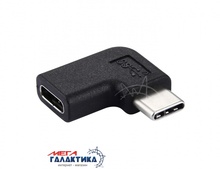   Megag  Left Type-C F () - Type-C M ()   Black OEM,   90