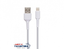   USB 2.0 Borofone  BX16 Easy Lightning up to 2A USB AM () -  8p (),  1m  (BX16LW) White Box
