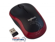   Logitech M185 (910-002237) Wireless  1000 dpi  Red 