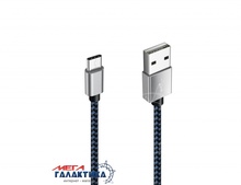   USB 3.1 Suntaiho  Data Sync USB AM () - Type-C M (),  1m   Blue Black OEM