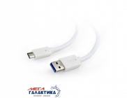   USB 3.0 Cablexpert  CCP-USB3-AMCM-1M-W USB AM () - Type-C M (),  1m   Retail