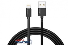   T-phox  Nets T-L801 Lightning USB AM () -  8p (),  2m  (6591205) Black Retail