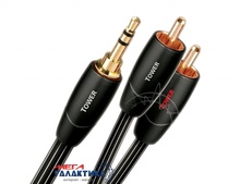   AudioQuest Jack 3.5mm M () - 2 x RCA M () (2 ) Tower (TOWER02MR) 2m (A0330002)    Red Black