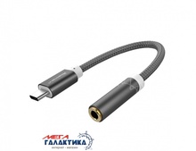   USB 3.1 Megag   Type-C M () - Jack 3.5mm F ()   Black OEM