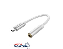   USB 3.1 Megag   Type-C M () - Jack 3.5mm F ()   Silver OEM