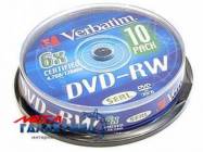  DVD-RW Verbatim  4.7GB 6x 