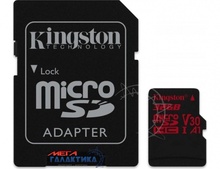    Kingston micro SDHC 32GB UHS-1 (U3) (SDCR/32GB) + sd, R100/W80MB/s