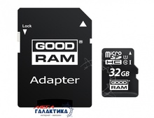    Goodram micro SDHC 32GB UHS-1 (U1) (M1AA-0320R12) + sd, R100/W10MB/s
