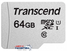    Transcend micro SDXC 64GB UHS-1 (U1) (TS64GUSD300S-A) + sd, R95/W45MB/s