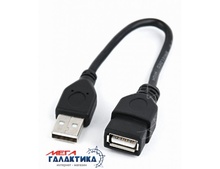   Cablexpert USB AM () - USB AF () USB 2.0  CCP-USB2-AMAF-0.15M 0.15m Black Retail