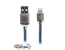   USB 2.0 Cablexpert  CCPB-L-USB-07B, , 2.4 USB AM () -  8p (),  1m   Blue Blister