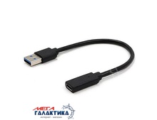   USB 3.0 Cablexpert  A-USB3-AMCF-01 USB AM () - Type-C F ()   Black Retail
