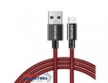   USB 2.0 Suntaiho  Data cable   USB AM () - micro USB M (),  1m   Red Black OEM