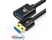   Biaze USB AM () - USB AF () USB 3.0   3m Black OEM