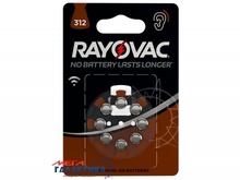   Rayovac ZA312 100 mAh 1.4V Zinc Air (-) (4607745418)