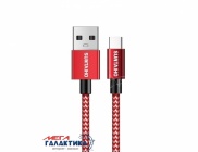   USB 2.0 Suntaiho  Data cable ( ) USB AM () - Type-C M (),  1m   Red Retail