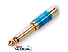  Roxtone Jack 6.3mm M () - RCA F () (2 ) RA065-BL      Blue