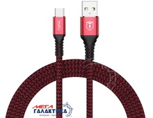   T-phox  Jagger T-C814 USB AM () - Type-C M (),  1m   Red Box