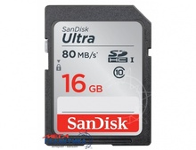  ' SanDisk SDHC 16GB UHS-1 (U1) (SDSDUNS-016G-GN3IN)), R80/W10MB/s
