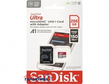  256GB SanDisk Ultra microSDXC (UHS-1) Class 10 A1 (150Mb/s)+adapter