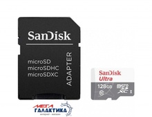    SanDisk micro SDHC 128GB UHS-1 (U1) (SDSQUNR-128G-GN3MA) + sd,  100 /