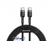   Baseus  Cafule PD2.0 Type-C M (),  1m - Type-C M ()  (CATKLF-GG1) Gray Black Box