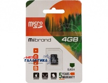  '  micro SD 4GB Class 4 (MICDC4/4GB-A) + sd, R25/W10MB/s