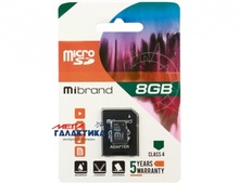  '  micro SD 8GB Class 4  + sd, R25/W10MB/s
