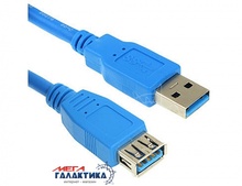   Megag USB AM () - USB AF () USB 3.0   1.5m Blue OEM