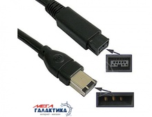  Megag  Fire Wire 800 9 pin F () - Fire Wire 800 6 pin M ()   Mac   1.8m    OEM Black